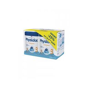 Physiolac Croissance 3 12 à 36 Mois Lot de 2 x 800 g - Lot 2 x 800 g