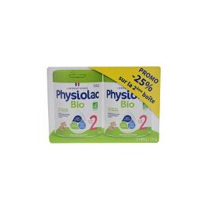 Physiolac Bio 2 6 à 12 Mois Lot de 2 x 800 g - Lot 2 x 800 g