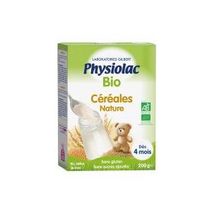 Physiolac Bio Céréales Nature 200 g - Boîte 200 g - Publicité