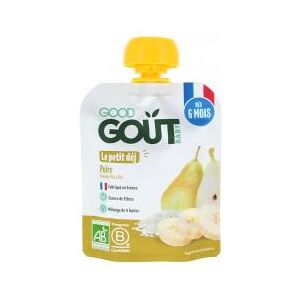 Good Goût Le Petit Déj Banane Poire Riz dès 6 Mois Bio 70 g - Gourde 70 g