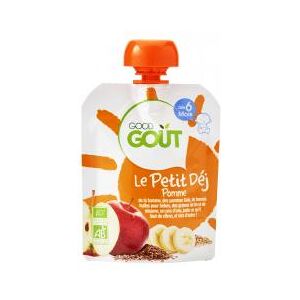 Good Goût Le Petit Déj Pomme dès 6 Mois Bio 70 g - Gourde 70 g