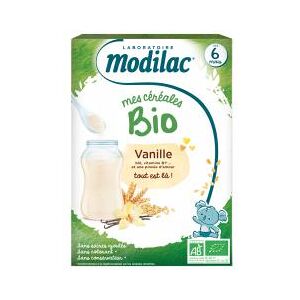 Modilac Céréales Bio Vanille 250 g - Boîte 250 g