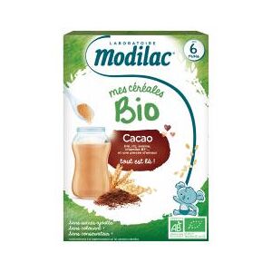 Modilac Céréales Bio Cacao 250 g - Boîte 250 g