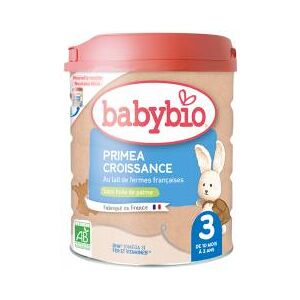 Babybio Primea 3 - Formule Classique au Lait de Vache Français - Boîte 800 g