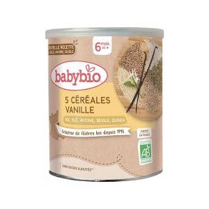 Babybio Céréales Avec Quinoa - Vanille - Boîte 220 g - Publicité