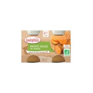 Babybio Patate Douce de France - Carton 2 pots de 130 g