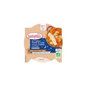 Babybio Bonne Nuit Pomme de Terre Fromage Brebis Muscade 230 g - Carton 1 assiette de 230 g