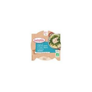 Babybio Cocotte de Haricots Verts de Vendée Truite de Bretagne à l'Aneth - Carton 1 assiette de 230 g