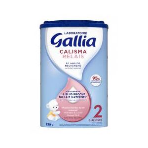 Gallia Calisma Relais 2ème Âge 830 g de 6 à 12 Mois - Boîte 830 g
