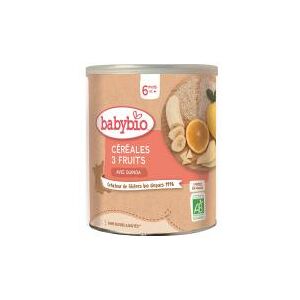 Babybio Céréales 3 Fruits Avec Quinoa Dès 6 Mois 220 g - Boîte 220 g