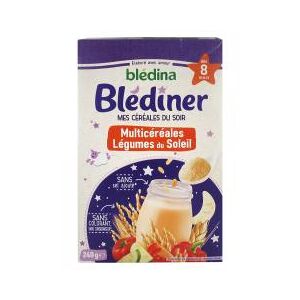 Blédina Blediner Multicereales Légumes du Soleil 240 g Des 8 Mois - Boîte 240 g
