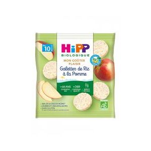 HiPP Mon Goûter Plaisir Galettes de Riz à la Pomme dès 10 Mois Bio 30 g - Sachet 30 g