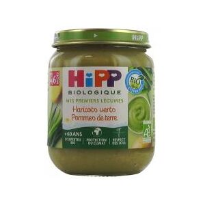 HiPP Mes Premiers Légumes Haricots Verts Pommes de Terre dès 4/6 Mois Bio 125 g - Pot 125 g