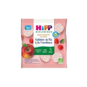 HiPP Mon Goûter Plaisir Galettes de Riz à la Framboise dès 10 Mois Bio 30 g - Sachet 30 g