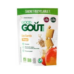 Good Goût Carrés Mangue Dès 8 Mois Bio 50 g - Sachet 50 g - Publicité