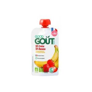 Good Goût Fraise Banane dès 4 Mois Bio 120 g - Gourde 120 g