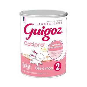 Guigoz Optipro 2 Lait 2eme Âge Des 6 Mois 780 g - Pot 780 g