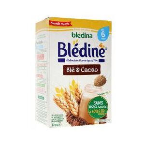 Blédina Bledine Cacao 400 g Des 6 Mois - Boîte 400 g