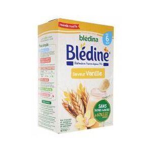 Blédina Bledine Blé et Vanille 400 g Des 6 Mois - Boîte 400 g - Publicité