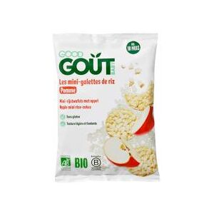 Good Goût Mini-Galettes de Riz à la Pomme Dès 10 Mois Bio 40 g - Sachet 40 g