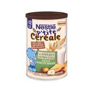 Nestlé P'tite Céréale Noisette Biscuit 12-36 Mois - 415 g - Boîte 415 g