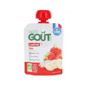 Good Goût Le Petit Déj Fraise dès 6 Mois Bio 70 g - Gourde 70 g