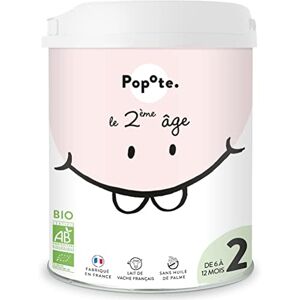 Popote Lait infantile 2ème âge  Bio 800g dès 6 mois, 1 Unité (Lot de 1) - Publicité