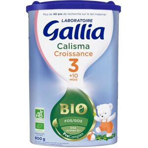 Gallia Calisma Croissance 3ème Âge + 10 Mois Bio 800 g - Publicité