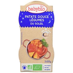 Babybio Bols Patate Douce/Légumes du Soleil 2x200 g - Publicité