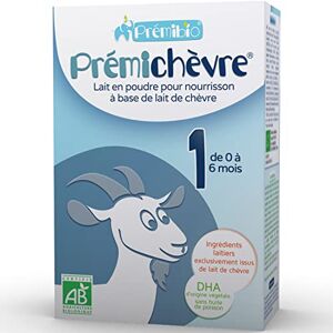 PREMIBIO Lait Infantile Bio 1er Âge 0 à 6 Mois à Base de Lait de Chèvre Prémibio Boîte de Lait en Poudre pour Bébé Préparation pour Nourisson 600g - Publicité