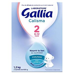 Laboratoire Gallia - Calisma 1 Relais - Bébé 1er âge - en Poudre - Lait  Infantile Enrichi en Vitamines A, C & D - Sans Huile de Palme - De 0 à 6  Mois - Lot de 3x830g : : Epicerie