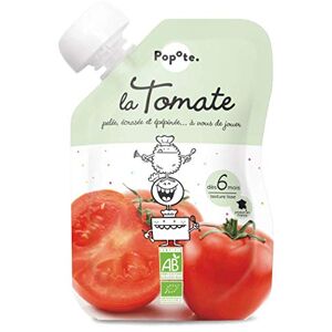 POPOTE. PRESENTE POPOTE.PRESENTE BIO La Tomate Gourde de Legumes pour Bébé Dès 6 Mois Texture Lisse 120 g - Publicité