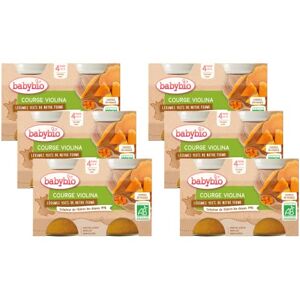 Babybio Courge Violina de notre Ferme 4+ mois Pack de 6 - Publicité