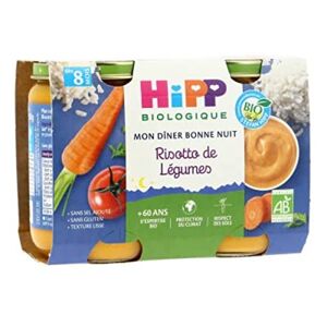 HiPP Petit Pot Risotto de Légumes, 2 x 190g - Publicité