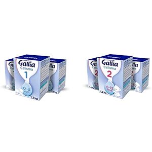 Laboratoire Gallia Calisma 1, Lait en poudre pour bébé, De 0 à 6 Mois, 1,2 kg (Packx3) & Calisma 2, Lait en poudre pour bébé, 6 à 12 Mois, 1,2kg (Packx3) - Publicité