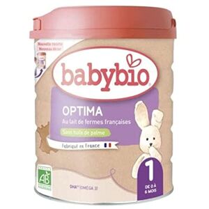 Babybio Optima Lait Infantile 1er Âge, BIO, 800g - Publicité