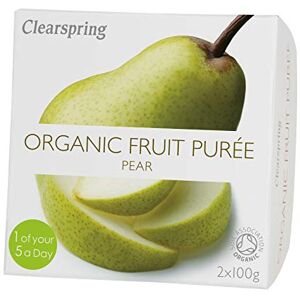 Clearspring Poire  Purée de fruits 2 x 100g - Publicité