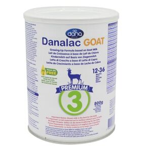 Danalac Premium Lait de Croissance pour Bébé à Base de Lait de Chèvre 3ème âge pour Jeunes Enfants/Nourrissons de 1 à 3 Ans Formule EU-2020 800 g - Publicité