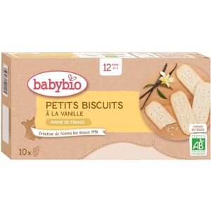 Babybio Petits Biscuits à la Vanille Farine de France 12+ mois - Publicité