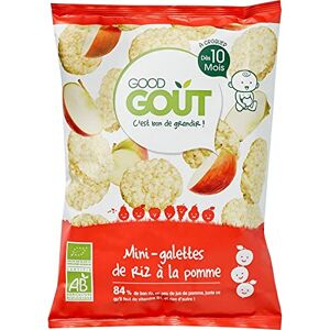 Good Goût Mini Galettes de Riz à la Pomme Bio Dès 10 mois 40g - Publicité