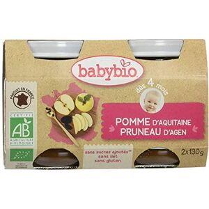 Babybio Pots Pomme d'Aquitaine Pruneau d'Agen 260 g - Publicité