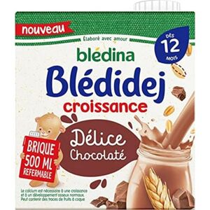 Blédina Bledina Lait croissance dès 12 mois, délice chocolat bledid - Publicité