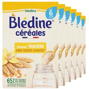 Blédina Blédine Céréales Bébé Petit-Déjeuner Saveur Vanille, 6 x 400g - Publicité