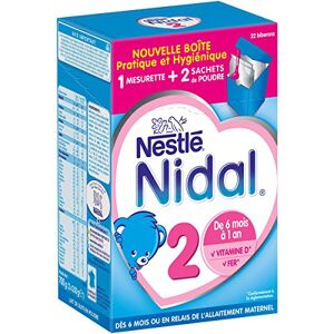 Nidal Nestlé  2 Lait infantile en poudre 700g (2 sachets de 350g) - Publicité