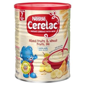 Cerelac Nestl?  Infant Cereals Mixed Fruits and Wheat 400 g (Pack of 4) - Publicité