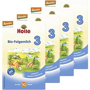 Holle Lait de suite bio 3  À partir du 10ème mois Lot de 4 4 x 600 g - Publicité