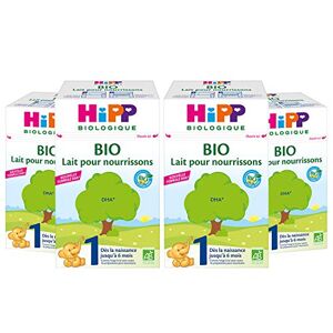 HiPP Biologique Lait 1 pour Nourrissons Bio 600 g Lot de 4 - Publicité
