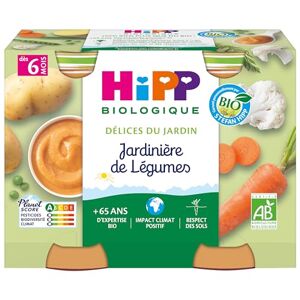 HiPP Biologique Jardinière de Légumes Dès 6 Mois 2 Pots de 190 g - Publicité