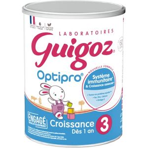 Guigoz OPTIPRO 3 Lait de croissance en poudre de 1 à 3 ans Boîte de 830g - Publicité