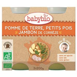 Babybio Pots Pomme de Terre Petits Pois/Jambon de Corrèze 400 g - Publicité